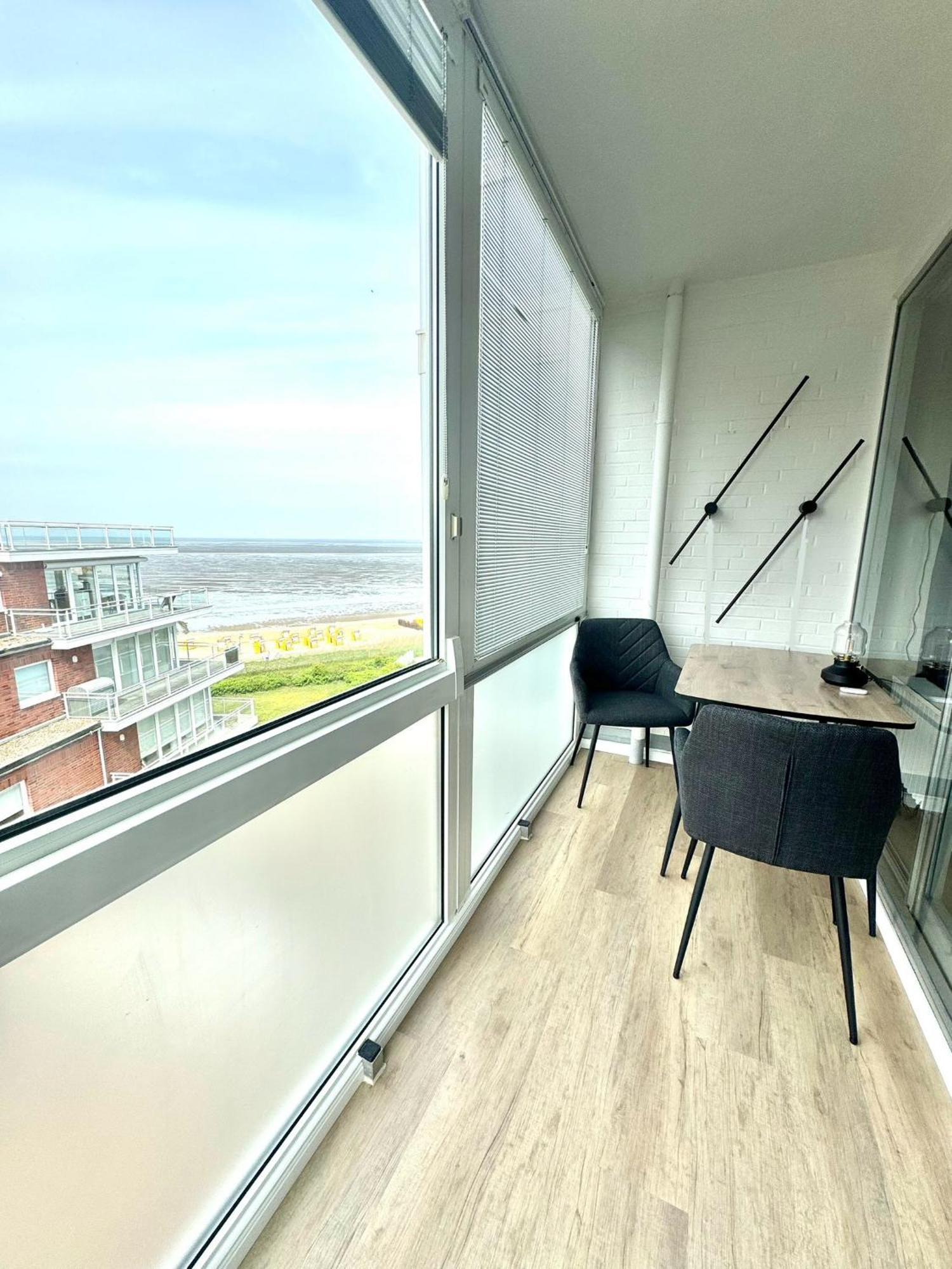 Traumhafte Ferienwohnung - Direkter Meerblick - 50M Zum Strand In Cuxhaven Duhnen In 1A Lage Im Haus Seehuette Exterior photo